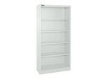Schäfer Shop Select Stahlregal MS iCONOMY, 5 Ordnerhöhen, B 800 x T 400 x H 1935 mm, lichtgrau RAL 7035