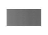 MAULstandard Pinboard, Textil, 900 x 1800 mm, grau