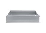 Schublade FS, Stahlblech, B 1281 x T 492 x H 206 mm, Weissaluminium, bis 50 kg