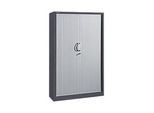 Schäfer Shop Select Rollladenschränke, 5 Ordnerhöhen, B 1200 mm, graphit/alusilber