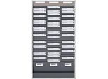 Karten-Sortiertafeln Eichner 9219 Serie, 1 – bis 3-reihig lieferbar, 3-spaltig, H 1350 x B 720 mm