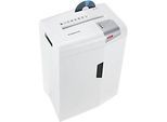 Aktenvernichter HSM shredstar X10, Sicherheitsstufe 4, Partikelschnitt 4,5 x 30 mm, 10 Blatt, weiss-silber
