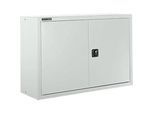 Schäfer Shop Select Aufsatzschrank MS 8412i, B 1200 x T 400 x H 800 mm, 1 Boden, Stahl, lichtgrau RAL 7035/lichtgrau RAL 7035