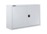 Schäfer Shop Select Aufsatzschrank MS 8412i, B 1200 x T 400 x H 800 mm, 1 Boden, Stahl, weissaluminium RAL 9006/weissaluminium RAL 9006