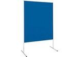 Maul Moderationstafel Maulstandard, Oberfläche Filz, Kork o. Papier, mobil, Filz blau