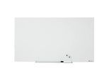 Glastafel Nobo Diamond, magnetisch, aneinander montierbar, weiss, 680 x 380