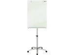 Glas-Flipchart Nobo Diamond, fahrbar, magnetisch, Arbeitsfläche 700 x 1000 mm