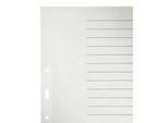 LEITZ® Papier-Register, DIN A4, blanko (20 Blätter), Nr. 1220