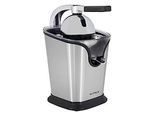 Zitruspresse Gutfels Juice 3020, kabelgebunden, Leistung 100 W, 2 Aufsätze, Tropfstopp-Funktion, Füllstandanzeige, B 180 x T 260 x H 280 mm, Edelstahl