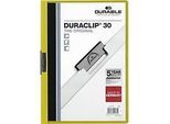 DURABLE Klemmmappe DURACLIP, DIN A4, Kunststoff, mit Clip, grün