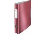 LEITZ® Ordner Active Style, DIN A4, Rückenbreite 65 mm, granat rot