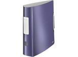 LEITZ® Ordner Active Style, DIN A4, Rückenbreite 82 mm, titan blau