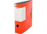 LEITZ® Qualitätsordner SOLID, DIN A4, Rückenbreite 82 mm, hellrot