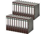 LEITZ® Ordner 1050, DIN A4, Rückenbreite 52 mm, 20 Stück, braun