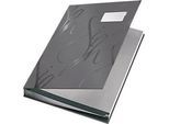 LEITZ® Design-Unterschriftenmappe 5745, 18 Fächer, Karton, grau