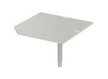 Schäfer Shop Select Verkettungsplatte PLANOVA ERGOSTYLE, CAD, B 1000, Fuss, lichtgrau