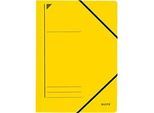 LEITZ® Eckspannmappe, DIN A4, Gummizugverschluss, gelb