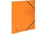 Exacompta Ringbuch, DIN A4, 2 Rund-Ring Mechanik, Rückenbreite 20 mm, orange