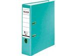 FALKEN Recycolor Ordner, DIN A4, Rückenbreite 80 mm, türkis