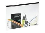 Reissverschlusstasche ZIP BAG, transparent mit schwarzem Zipper, A4, 5 St.
