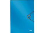 Eckspannermappe Leitz Solid, Format DIN A4, für bis zu 150 Blatt, hellblau