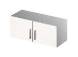 Schäfer Shop Genius Aufsatzschrank TETRIS SOLID, Stahlkorpus, 1 OH, B 1000 mm, weiss/weissalu