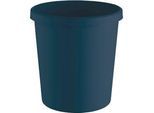 Papierkorb Helit The Green German, Volumen 18 l, umlaufender Griffrand, Recyclingkunststoff, blau