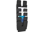 DURABLE Prospektspender Flexiplus 6, 6 Spender, A4, hoch, schwarz