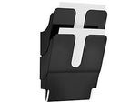 DURABLE Prospektspender Flexiplus 2, 2 Spender, A4, hoch, schwarz