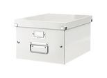 LEITZ® Ablage- und Transportbox Serie Click + Store, mittel, für DIN A4, weiss