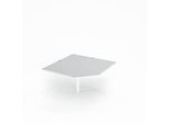 Schäfer Shop Select Winkelplatte PLANOVA BASIC, B 1200 x T 1200 mm, lichtgrau/weiss