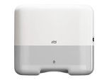 Tork® Handtuchspender Mini 553100, Einzelblattausgabe, für Zickzack- und Lagenfalz, Kunststoff, weiss