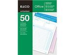 ELCO OFFICE Durchschreibeblöcke, A5, Bestell-/LS
