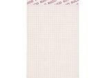 ELCO Notizblock, 4 mm kariert, DIN A5, 100 Blatt, grau