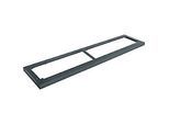 Schäfer Shop Genius Stahlsockel TETRIS WOOD, für Regale/Schränke B 1600 mm, anthrazit
