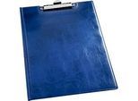 DURABLE Klemmbrett PREMIUMk, DIN A4, Lederoptik, blau