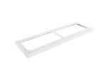 Schäfer Shop Genius Stahlsockel TETRIS WOOD, für Regale/Schränke B 1200 mm, weiss