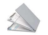 Klemmbrett, DIN A4, Aluminium, mit Formularhalterbox