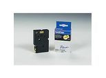 Brother Schriftbandkassette TC-601, 12 mm breit, gelb/schwarz