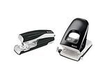 LEITZ® Bürolocher 5138 + Heftgerät 5522 SET, schwarz
