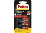 Pattex Sekundenkleber Classic flüssig Mini Trio, 3 x 1 g