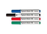 MAUL Flipchart-Marker Jumbo, farbsortiert, 4er-Set, Rundspitze