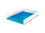 LEITZ® Ablagekorb WOW Duo Color, DIN A4, weiss/blau