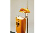 Komplett-Angebot Papierkorb/Rohr, orange