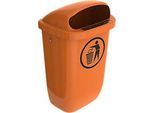 Papierkorb, orange