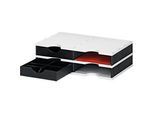 Sortierstation Set Styro styrodoc Trio, 4 Fächer, schwarz-grau/schwarz