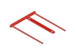 Archiv-Abheftbügel Bankers Box BBD-Clip, mit 50 blanko Etiketten, 100 Stück, rot