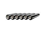 Stretchfolie, 6 Rollen, schwarz
