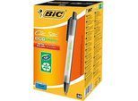 Druckkugelschreiber BIC® ECOlutions® Clic Stic, 0,4 mm, recycelt, schwarz, 50 Stück