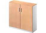 Schäfer Shop Genius Flügeltürenschrank TETRIS SOLID, 3 OH, B 1200 mm, abschliessbar, mit Abdeckplatte